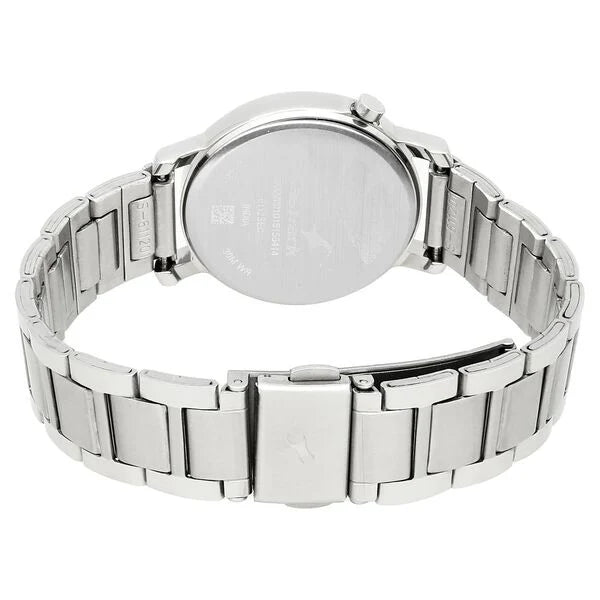 Fastrack 6112SM03 | Fastrack Road Trip Quartz Analog Grey Dial Stainless Steel Strap Watch for Girls