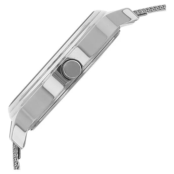 Fastrack NK6122SM01 | Fastrack Quartz Analog Bicolour Dial Stainless Steel Strap Watch for Girls
