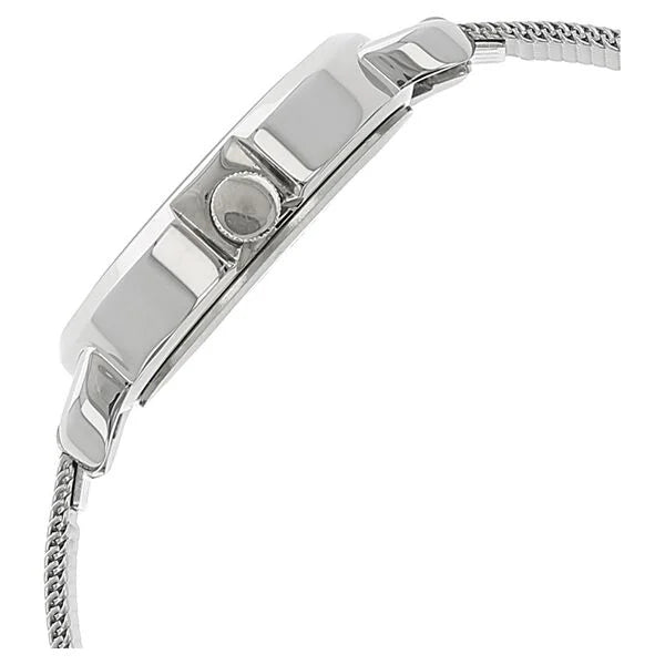 Fastrack NN6123SM01 | Fastrack Quartz Analog Blue Dial Metal Strap Watch for Girls