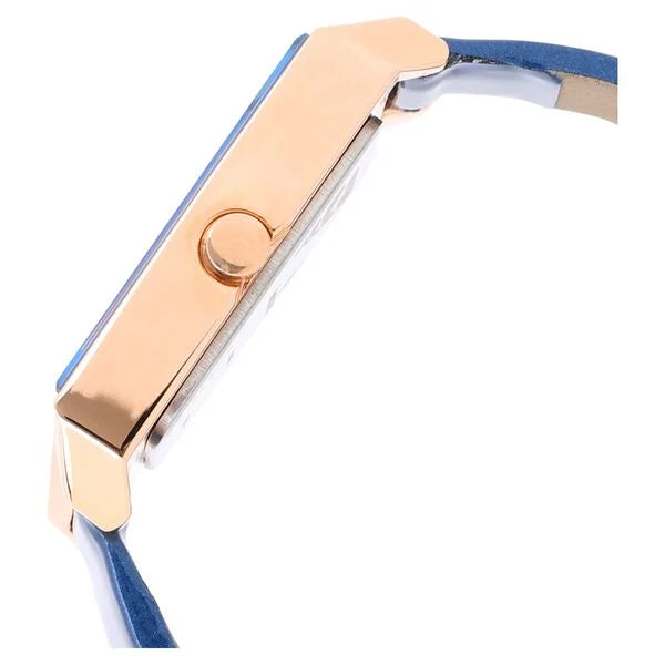 Fastrack NK6148WL01 | Fastrack Quartz Analog Blue Dial Leather Strap Watch for Girls
