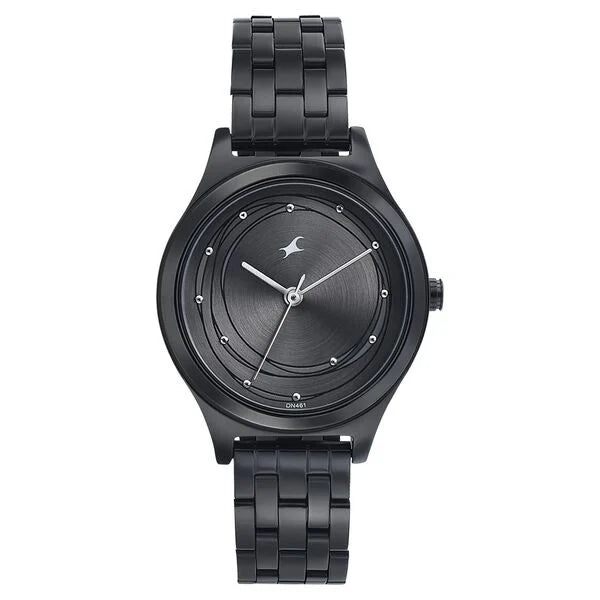 Fastrack 6152NM01 | Fastrack Style Up Grey Dial Stainless Steel Strap Watch for Girls