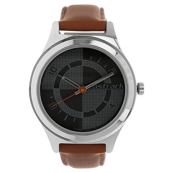 Fastrack NK6152SL02 | Fastrack Quartz Analog Bicolour Dial Leather Strap Watch for Girls