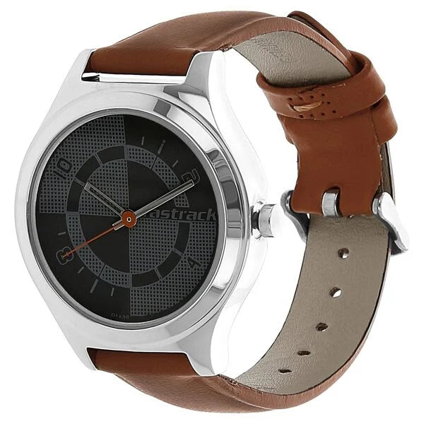 Fastrack NK6152SL02 | Fastrack Quartz Analog Bicolour Dial Leather Strap Watch for Girls
