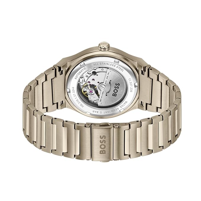 Boss 1514184 | Candor Men Automatic Green Dial Analog Stainless Steel Watch