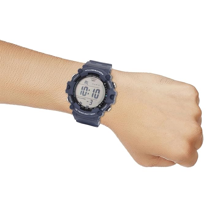 Casio D319 | Casio Men Plastic Digital Blue Dial Watch-Ae-1500Wh-2Avdf, Band Color-Blue