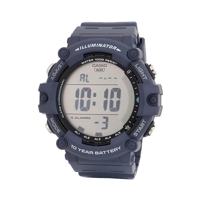 Casio D319 | Casio Men Plastic Digital Blue Dial Watch-Ae-1500Wh-2Avdf, Band Color-Blue