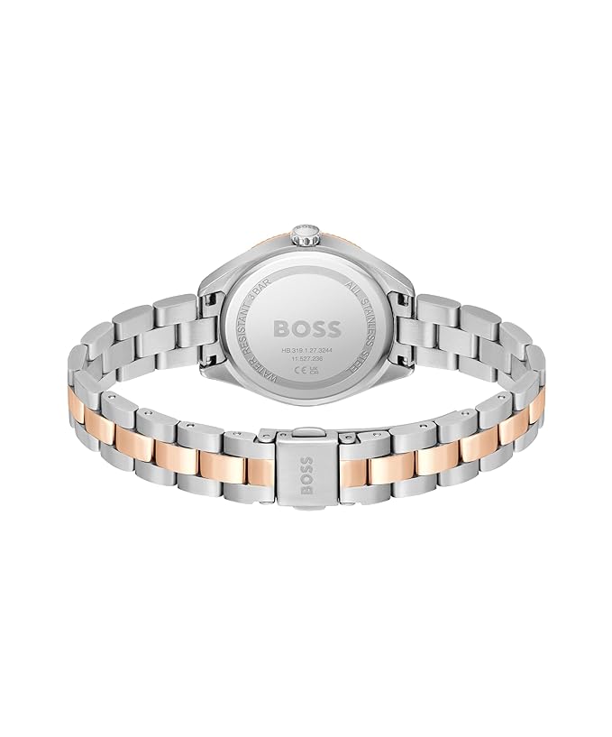 Boss 1502727 | Sage Women Quartz Silver Dial Analog Stainless Steel Watch.