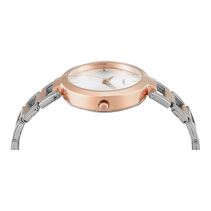TW000X278 | Women Quartz Silver Dial Analog Stainless Steel Watch