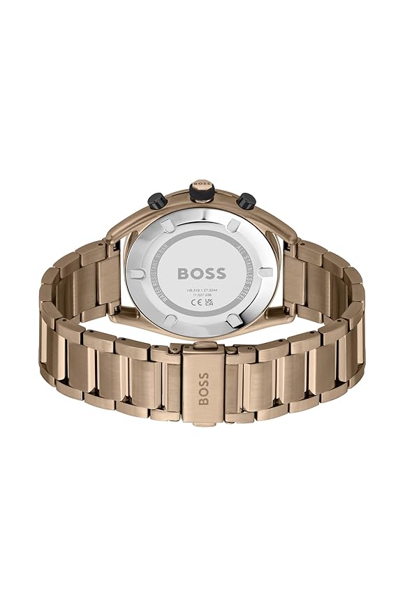 Boss 1514027 | Center Court Men Quartz Black Dial Chronograph Stainless Steel Watch .