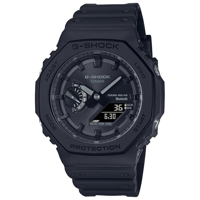 Casio G1242 | Casio G-Shock GA-B2100-1A1DR Black Analog-Digital Dial Black Resin Strap Men's Watch Tough Solar Bluetooth