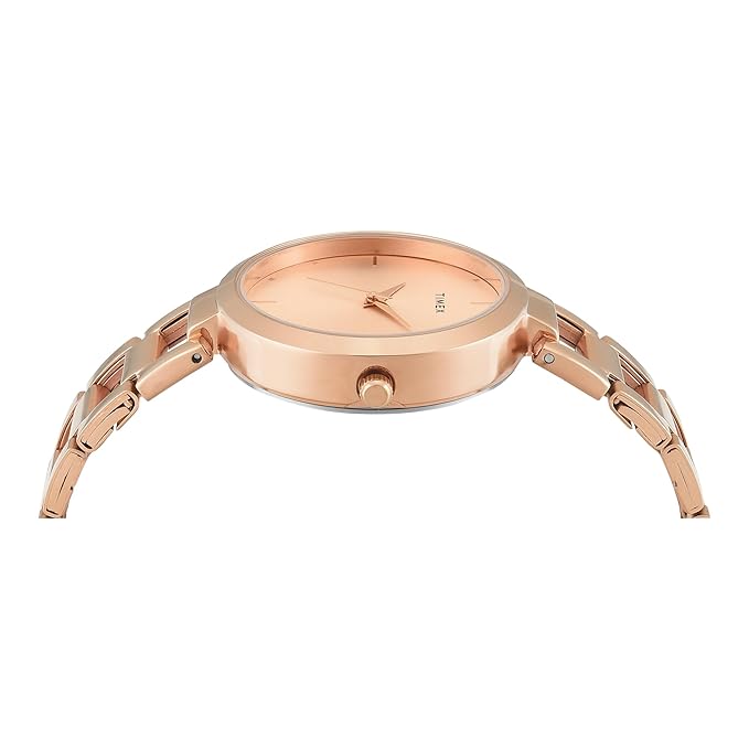 Timex TW000X276 | Fashion Women Quartz Rose Gold Dial Analog Stainless Steel Watch