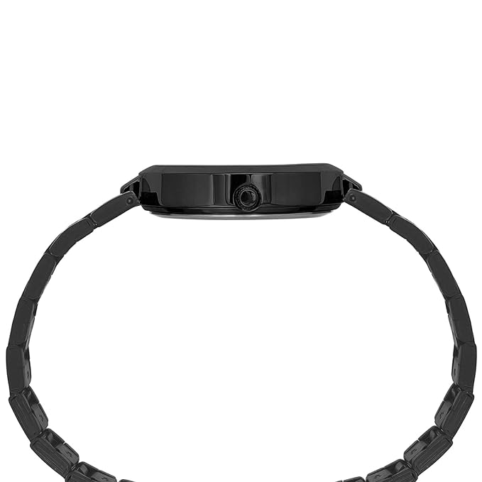 Timex TW000X255 | Fashion Women Quartz Black Dial Analog Stainless Steel Watch