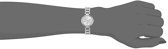 Timex TW000X211 | Timex Analog Silver Dial Women's Watch.