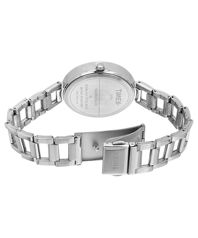 Timex TW000X211 | Timex Analog Silver Dial Women's Watch.