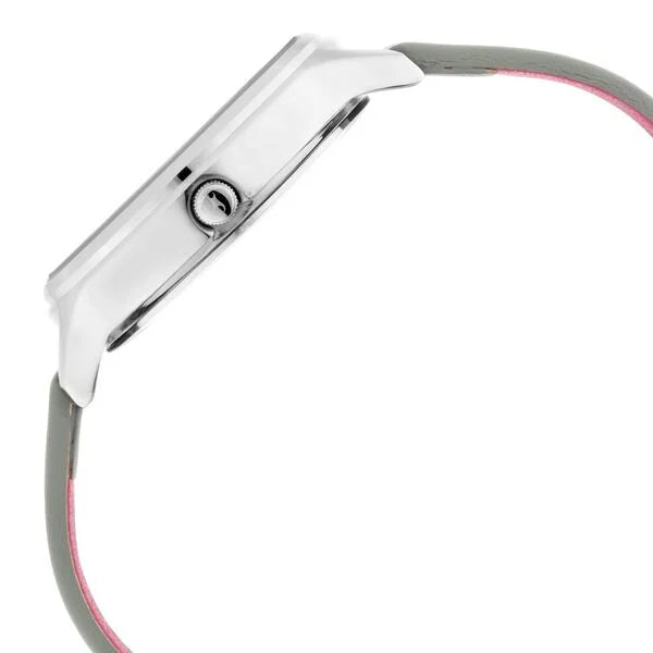 Fastrack 6207SL01 | Fastrack Ruffles Quartz Analog with Day and Date Grey Dial Leather Strap Watch for Girls