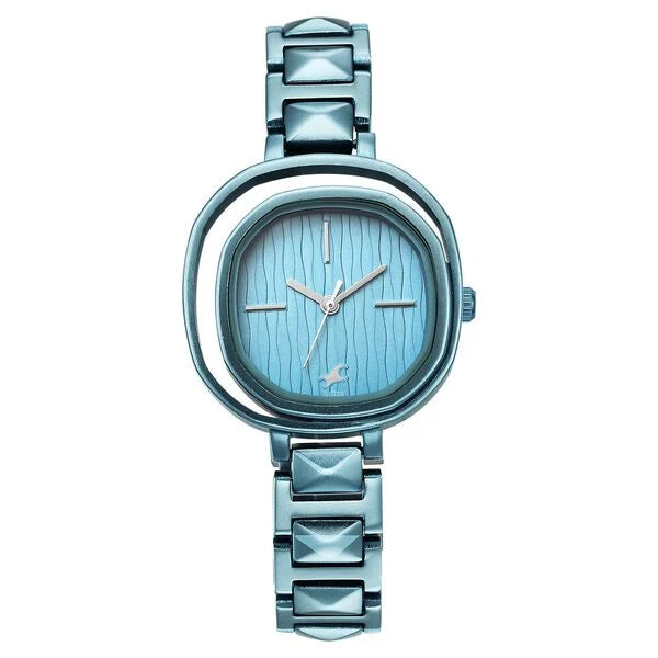 Fastrack 6276QM01 | Fastrack Opulence Quartz Analog Blue Dial Metal Strap Watch for Girls