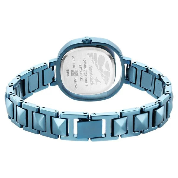Fastrack 6276QM01 | Fastrack Opulence Quartz Analog Blue Dial Metal Strap Watch for Girls