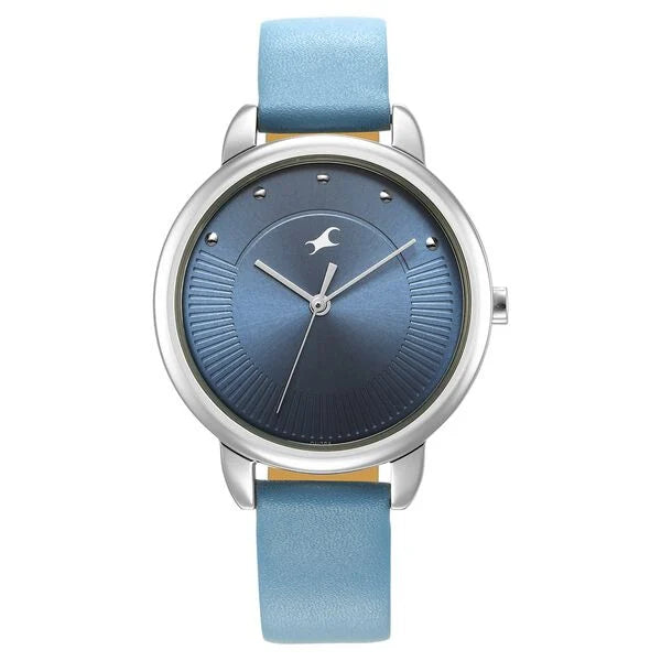 Fastrack 6282SL01 | Fastrack Stunners Quartz Analog Blue Dial Leather Strap Watch for Girls