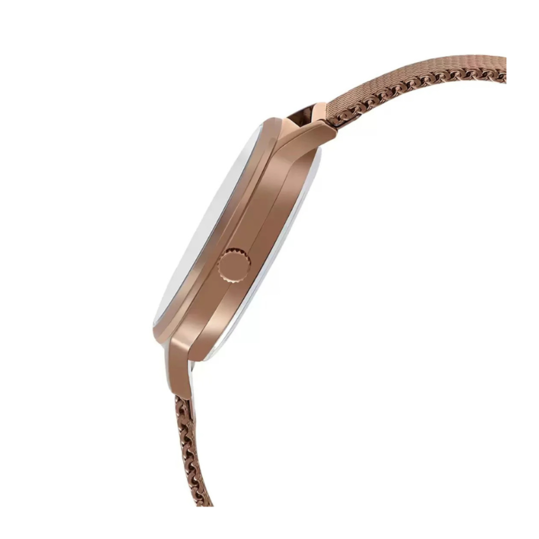 Casio LTP-E157MR-9ADF A1693 | Enticer Women Quartz Rose Gold Dial Analog Stainless Steel Watch