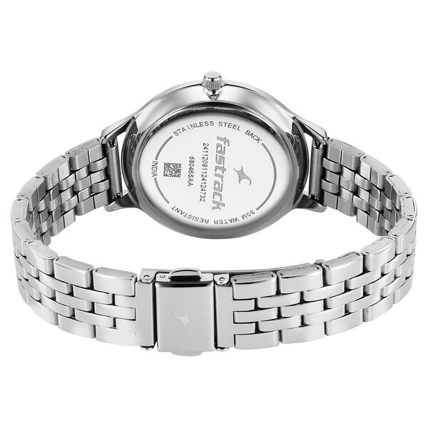 Fastrack 68046SM04 | Fastrack Stunners X Quartz Analog Green Dial Stainless Steel Strap Watch For Girls