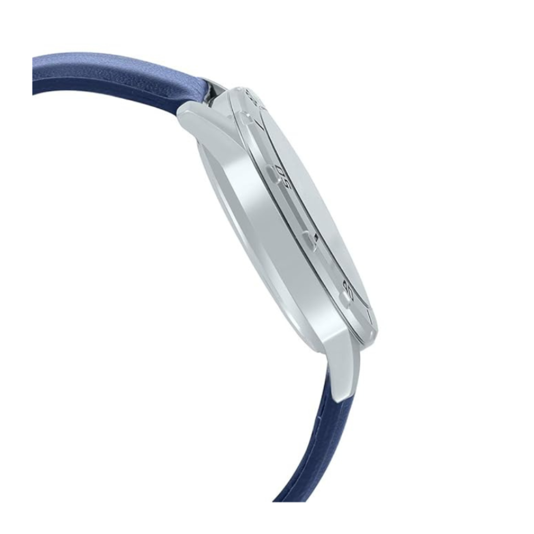 Casio MTP-VD01L-2BVUDF A1737 | Enticer Men Quartz Blue Dial Analog Leather Watch