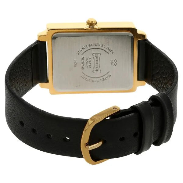 Sonata NE7078YL04 | Sonata Quartz Analog with Day and Date Champagne Dial Leather Strap Watch for Men