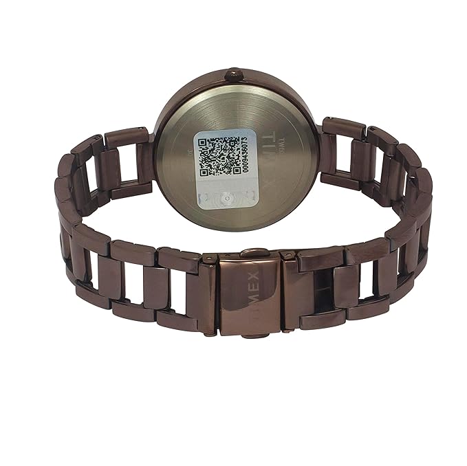 Timex TW000X267 | Fashion Women Quartz Brown Dial Multi-Function Stainless Steel Watch