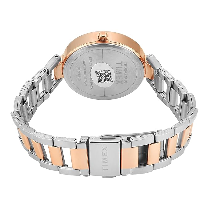 TW000X278 | Women Quartz Silver Dial Analog Stainless Steel Watch