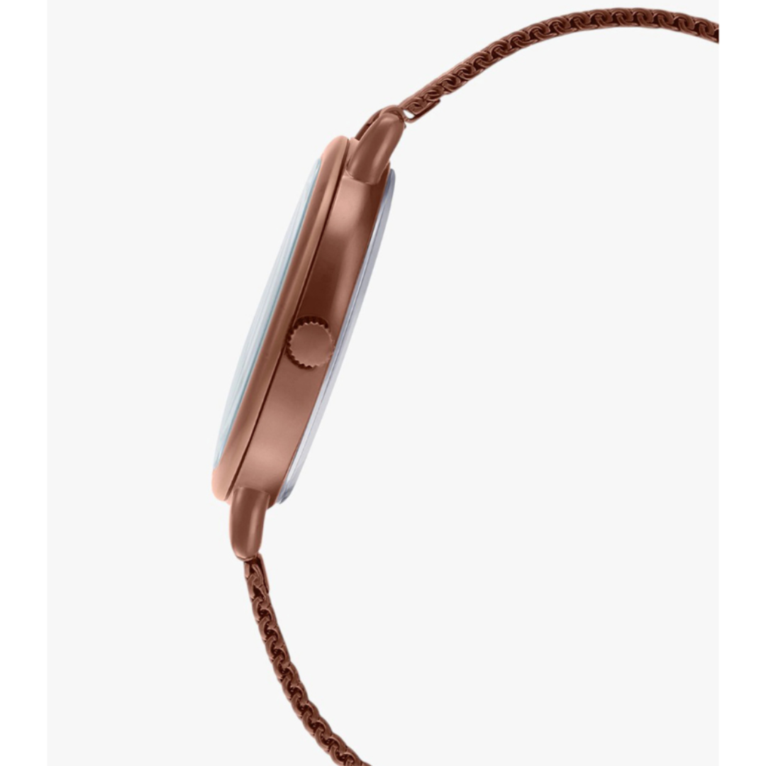 Casio LTP-E415MR-7C A1812 | Enticer Women Quartz Rose Gold Dial Analog Stainless Steel Watch