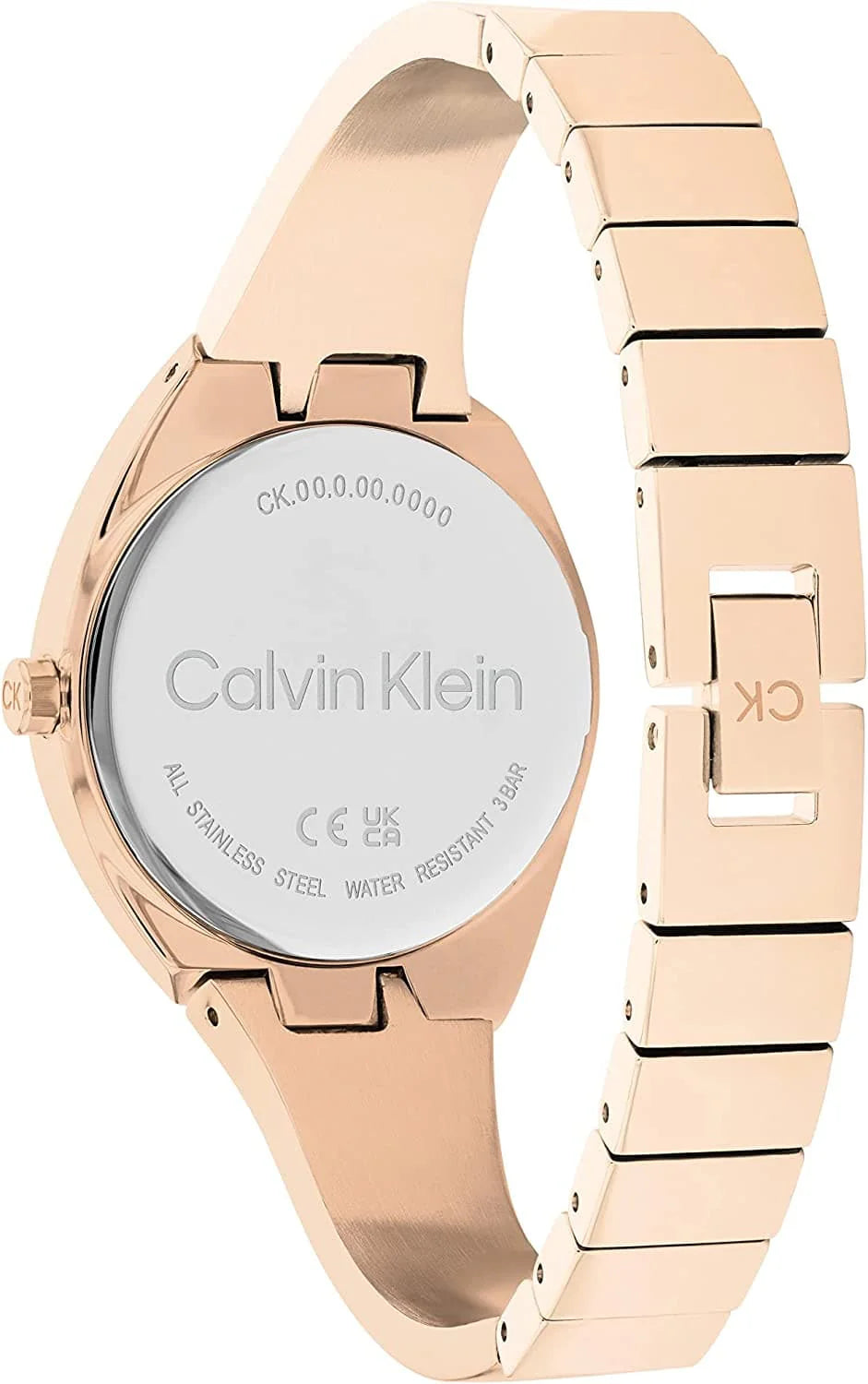 Calvin Klein 25200236 | Charming Women Quartz Rose Gold Dial Analog Stainless Steel Watch