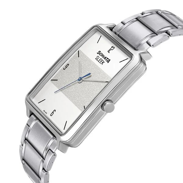 Sonata 7144SM01 | Sonata Quartz Analog Stainless Steel Strap Watch for Men