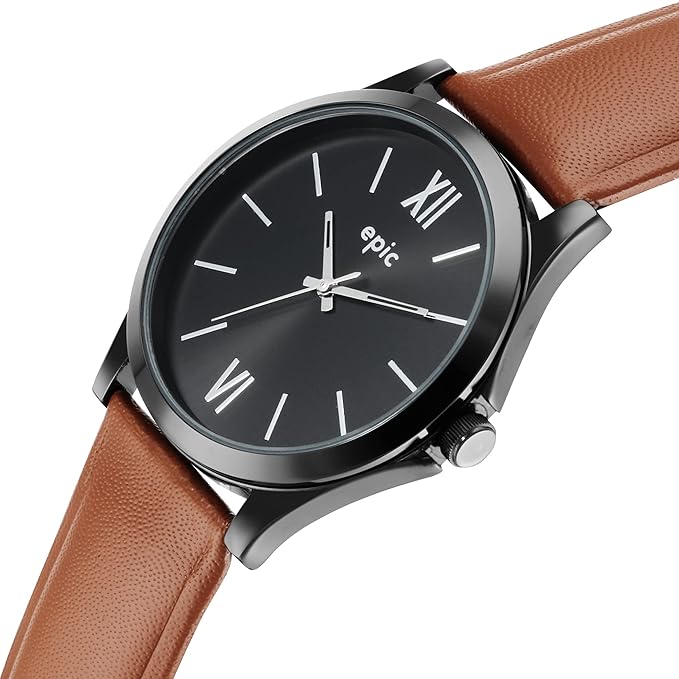 Sonata Epic EP10001NL01 | Sonata Leather Men Epic Gents Analog
