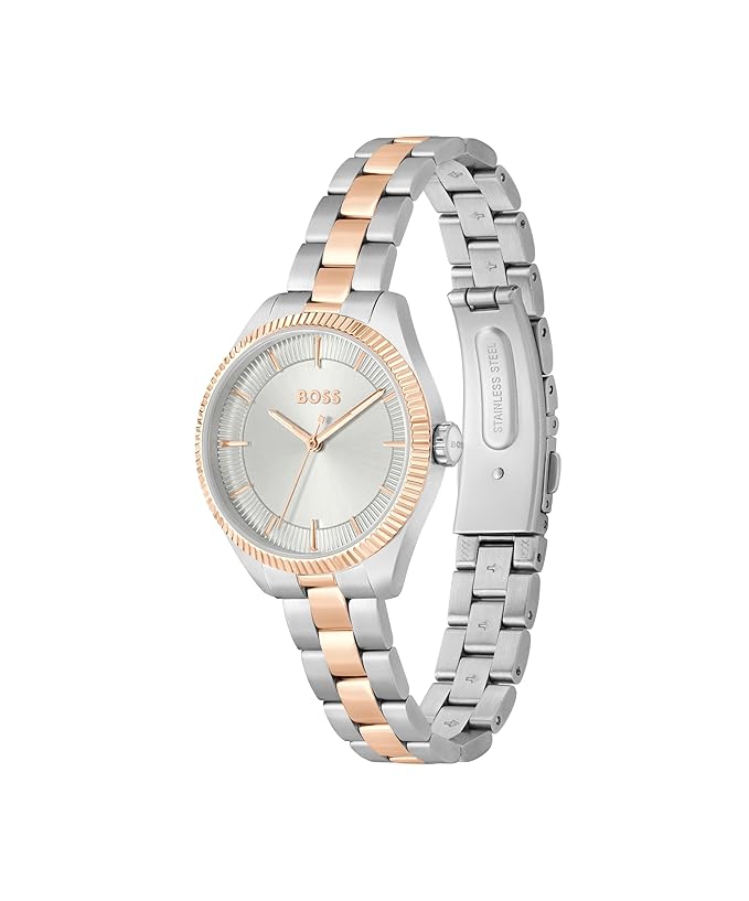 Boss 1502727 | Sage Women Quartz Silver Dial Analog Stainless Steel Watch.