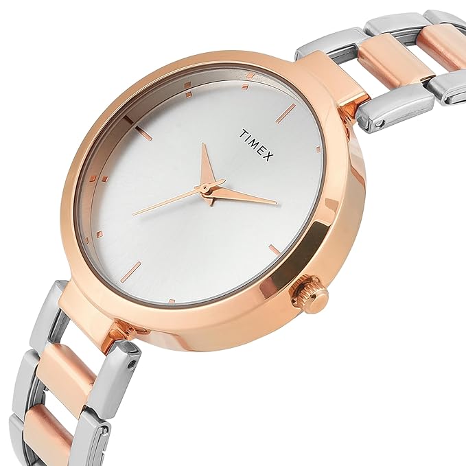 TW000X278 | Women Quartz Silver Dial Analog Stainless Steel Watch