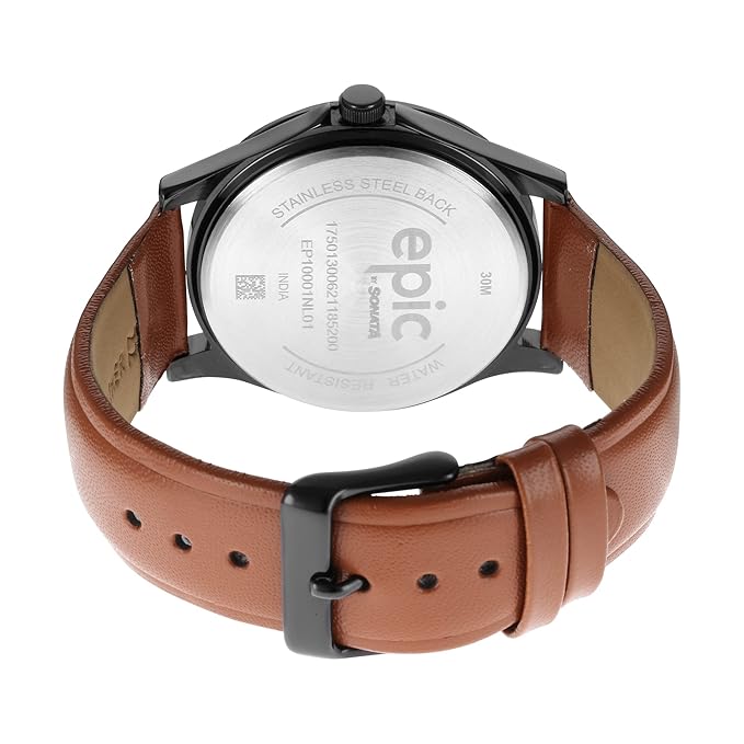 Sonata Epic EP10001NL01 | Sonata Leather Men Epic Gents Analog