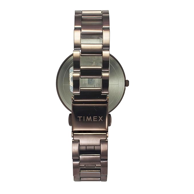 Timex TW000X267 | Fashion Women Quartz Brown Dial Multi-Function Stainless Steel Watch