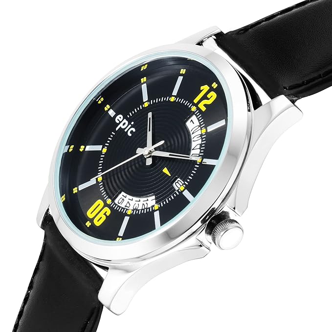 Sonata Epic EP10001SL03 | Sonata Leather Men Epic Gents Analog