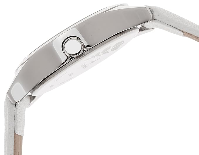 Fastrack 6116SL01 | Fastrack Quartz Analog Silver Dial Leather Strap Watch for Girls