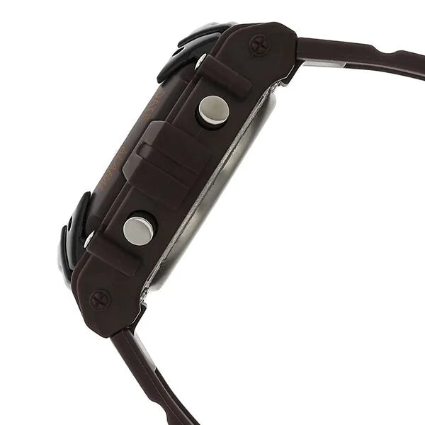 Sonata 77006PP03 | SF Digital Dial Brown Plastic Strap Watch for Men