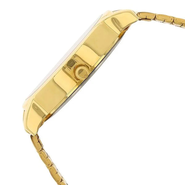 Sonata NP77031YM03 | Sonata Quartz Analog with Day and Date Silver Dial Golden Stainless Steel Strap Watch For Men