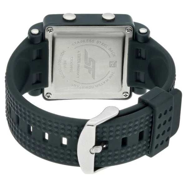 Sonata NR77043PP02 | SF Digital Dial Grey Plastic Strap Watch for Men