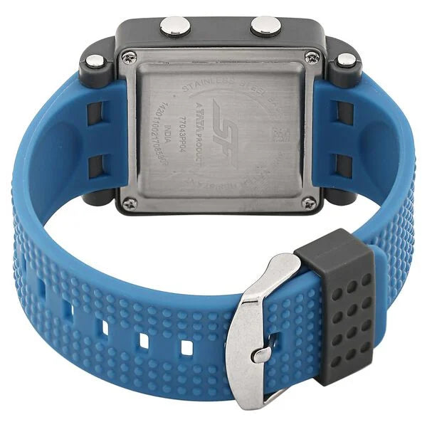 Sonata NR77043PP04 | SF Digital Dial Blue Plastic Strap Watch for Men