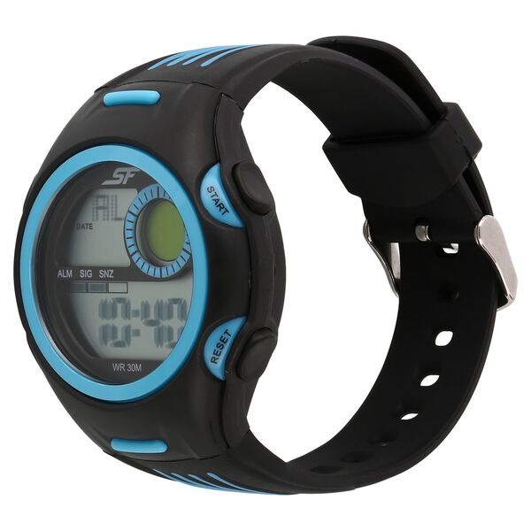 Sonata NS77072PP02 | SF Super Fibre Digital Dial Plastic Strap Watch for Men