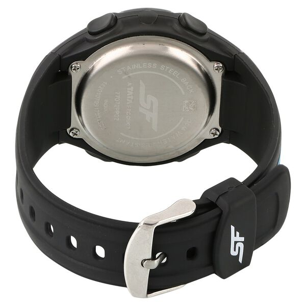 Sonata NS77072PP02 | SF Super Fibre Digital Dial Plastic Strap Watch for Men