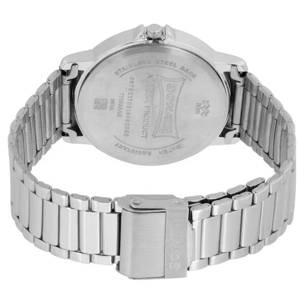 Sonata NR77083SM03 | Sonata Quartz Analog Silver Dial Stainless Steel Strap Watch for Men