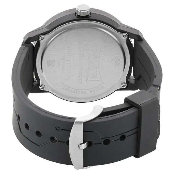 Sonata 77085PP04 | Sonata Quartz Analog Black Dial Plastic Strap Watch for Men