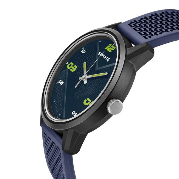 Sonata 77085PP14 | Sonata Quartz Analog PU Strap Watch for Men