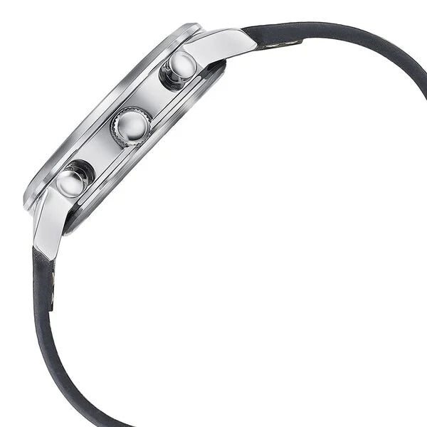 Sonata 77139SL03 | Sonata Quartz Multifunction Black Dial Black Leather Strap Watch For Men