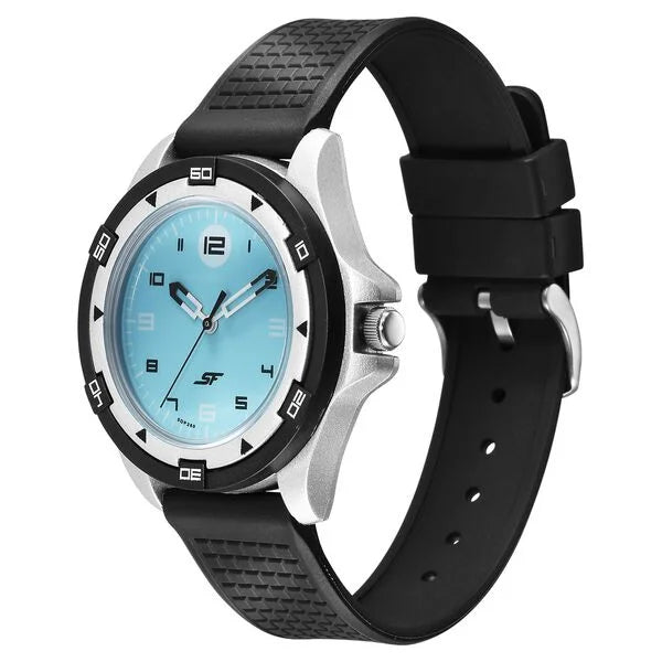 Sonata 7930PP19 | SF Sporty Blue Dial Polyurethane Strap Watch for Men