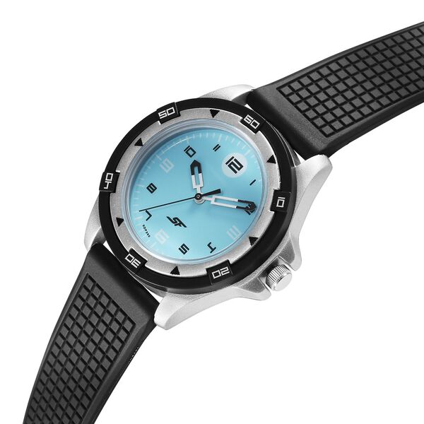 Sonata 7930PP19 | SF Sporty Blue Dial Polyurethane Strap Watch for Men